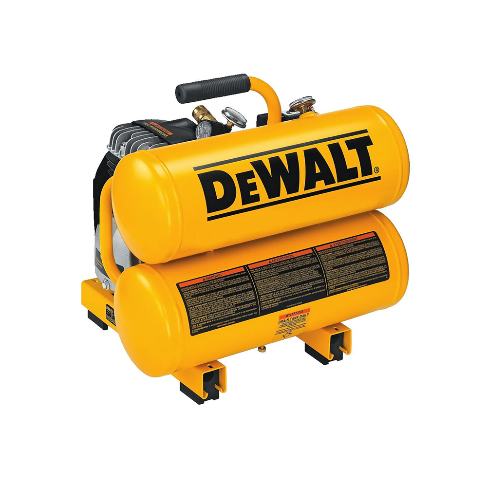 DeWalt Oil-Lube Hand Carry Air Compressor — Yellow, Large
